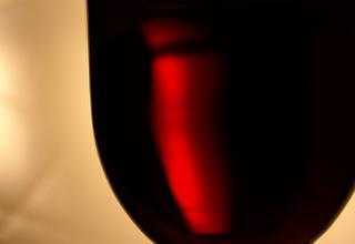 upclose red wine