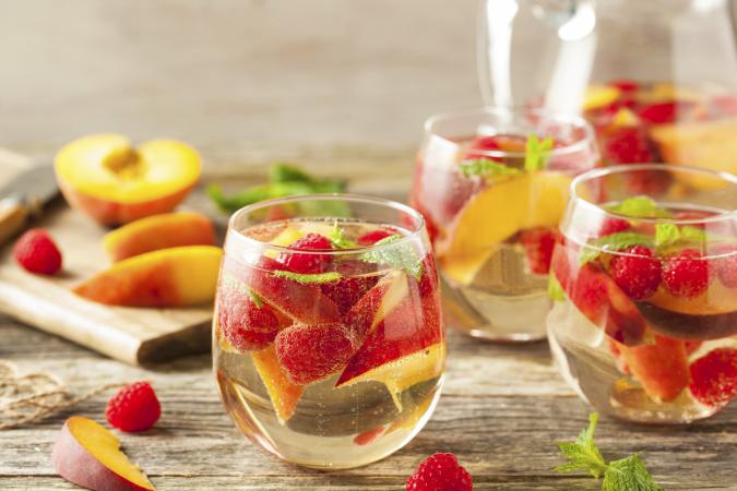 Wine with fruit