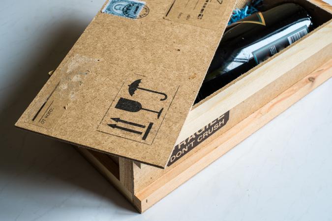 Wine received by mail