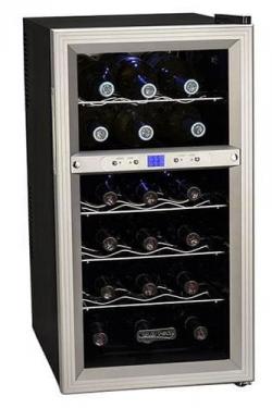 6 Dual Temperature Wine Fridges To Consider Lovetoknow Koldfront 18 Bottle Dual Zone Wine Cooler