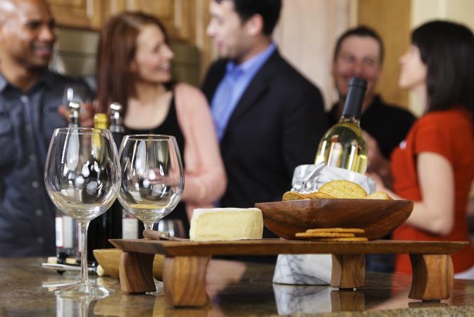 Wine and cheese