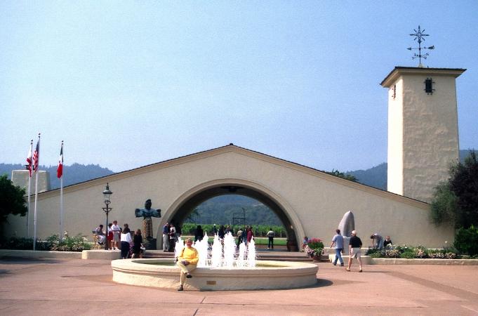 Entrance to Robert Mondavi Winery