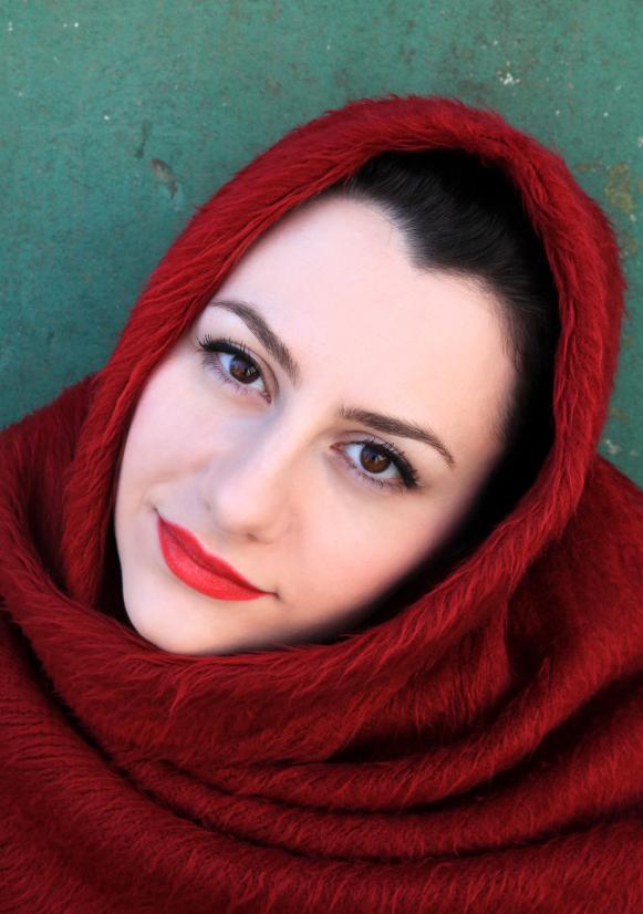 how to wear a fur shawl