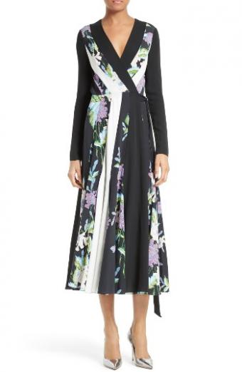 Penelope Fit & Flare Wrap Dress