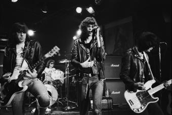 The Ramones perform at CBGB, New York in 1977 - Getty Editorial Use