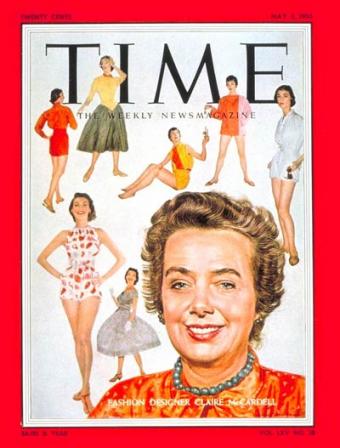 Claire McCardell on the cover of TIME, May 2 1955