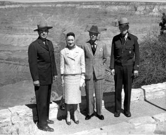 The Duke and Dutchess of Windsor at the Grand Canyon