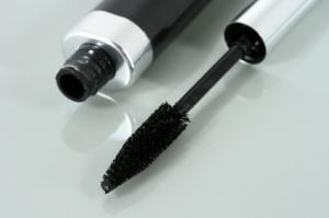 Open container of mascara