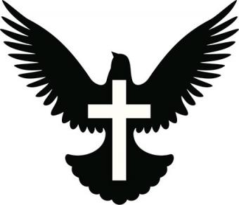 Latin Cross with Dove