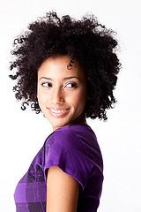 Woman in cotton top