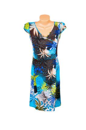 cute wrap dress with pattern