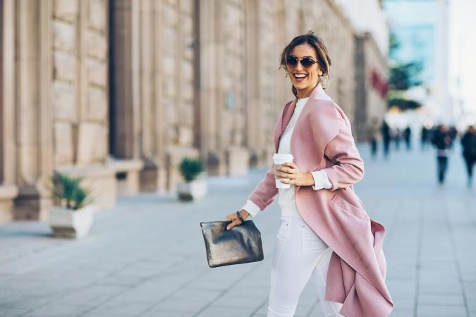 Elegant young woman