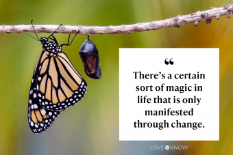 “There’s a certain sort of magic in life that is only manifested through change.”