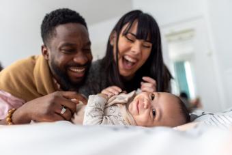 Mom, Dad, and Newborn