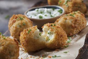 croquettes with dressing