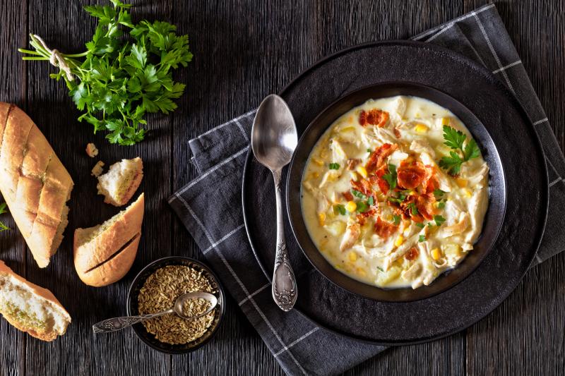 Creamy & Comforting Chicken Corn Soup Recipe | LoveToKnow