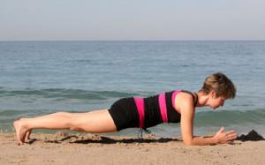 plank pose